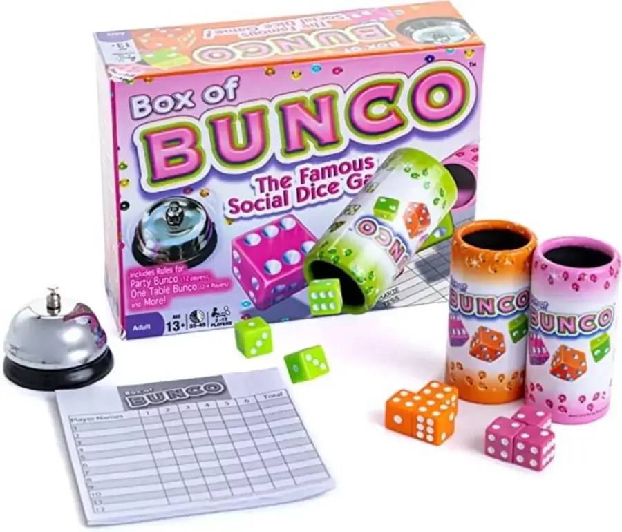 Bunco 
dice game set